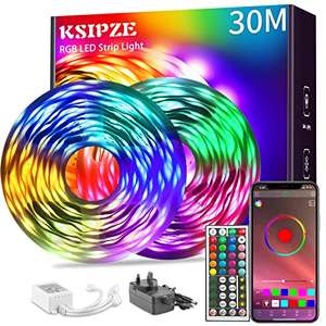 Ksipze 30m Led Strip Lights (2 Rolls of 15m) - £21.99 @ Dispatches from Amazon Sold by Ksipze UK