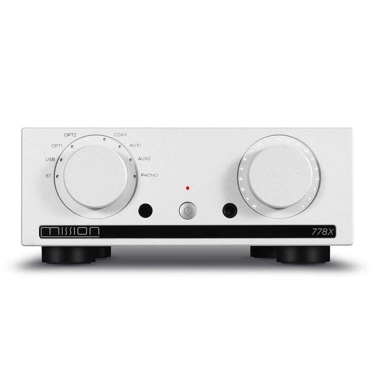 Mission 778X stereo amplifer with DAC / Bluetooth aptX / USB / Phono stage ( Black / Silver Limited Stock ) @ Peter Tyson ( UK Mainland )