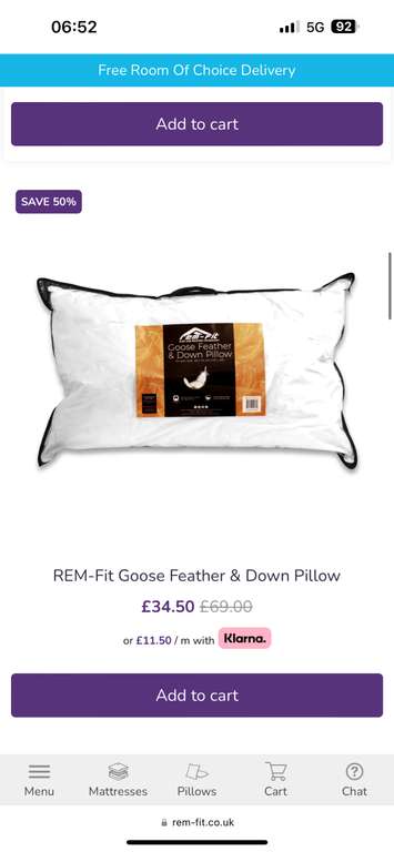 Rem Pillows From £29.50
