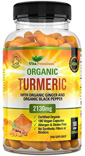 Organic Turmric Curcumin 2130mg - £11.04 Dispatches from Amazon Sold by VitaPremium