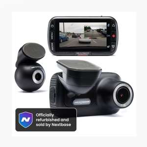 Refurbished / Like New - Nextbase 320XR Front & Rear Dash Cam 1080p HD Cam 140° Wide Angle Dash Camera - Use Code - Sold By Nextbase
