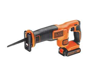 Black + Decker Power Connect Reciprocating Saw - 18v + battery & charger £60 free click and collect @ Argos