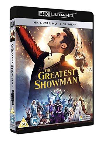 The Greatest Showman [4k Ultra-HD Blu-ray + Blu-ray] £12 @ Amazon