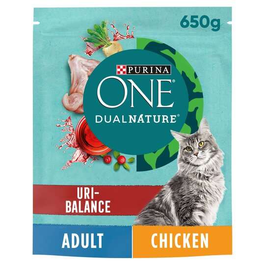 Purina One Dual Nature Natural Defence Cat Food Chicken and Cranberry/Salmon 650g £3 Cashback Shopmium App