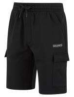 Multi-Pocket Brushback Fleece Jogger Cargo Shorts (available in 3 colours) with Code