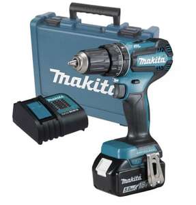Makita DHP485STX 18V LXT Brushless Combi Hammer Drill - 1 x 5.0ah Battery 1 x Case 1 x Charger- £118.99 w/code @ eBay / buy-a-parcel-store