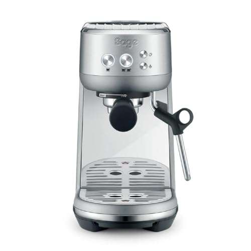 Sage - The Bambino - Compact Coffee Machine with Automatic Milk Frother, Brushed Stainless Steel