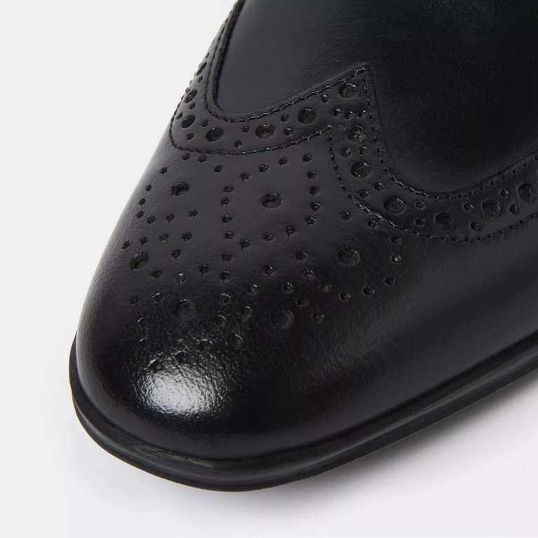 River Island Mens Leather Brogue Derby Shoes (Sizes 6-11) - W/Code - Sold By River Island