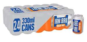 IRN-BRU Sugar Free Cans, 24 x 330ml £7.50 / £6.75 via Sub & Save @ Amazon