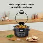 Crockpot Lift and Serve Digital Slow Cooker with Hinged Lid and Programmable Countdown Timer 4.7 L