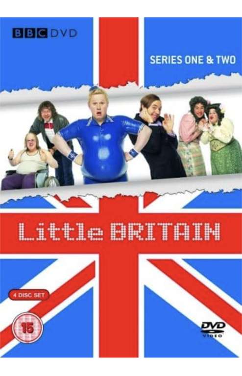 Little Britain - Series 1 & 2 (4 DVD box set) (used) W/Code