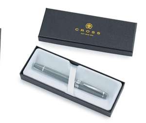 CROSS Bailey Light Polished Grey Resin Ballpoint Pen INCL. Premium Gift Box - with code