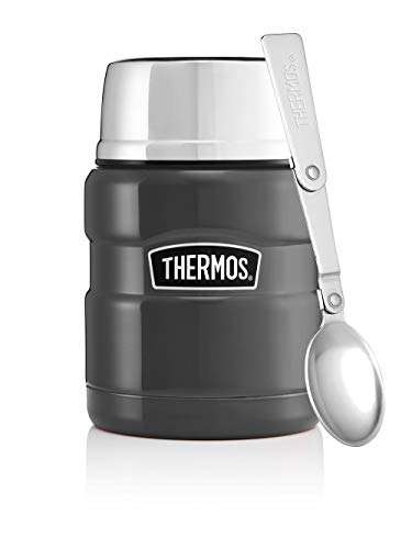 Thermos Stainless King Food Flask, Gun Metal, 470ml -- £15.32 @ Amazon