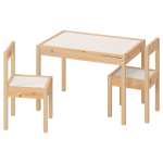 IKEA LATT children’s table and 2 chairs pine/white £15 @ IKEA Warrington