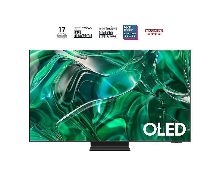 Samsung QE65S95CATXXU 2nd Gen Flagship QD- Oled TV 65" 4K HDR Smart TV + S60D S-Series 5.0ch Lifestyle Soundbar (2024) Free Via BLC W/Code
