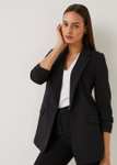 Et Vous Black Ruched Sleeve Blazer for £21.75 Free Collection @ Matalan