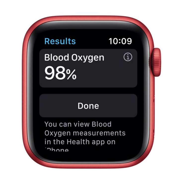 Apple Watch Series 6 Cellular+GPS 40mm, Red - £265.97 Including Free Next day delivery using code at Currys
