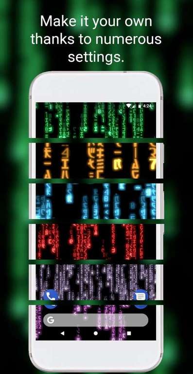 Batrix (Matrix Style Live Wallpaper) - Temporarily Free