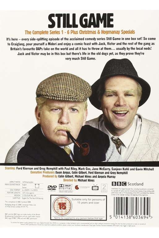 Still Game - The Complete Series 1-6 Plus Christmas and Hogmanay Specials DVD (used) £3.19 with code @World of Books