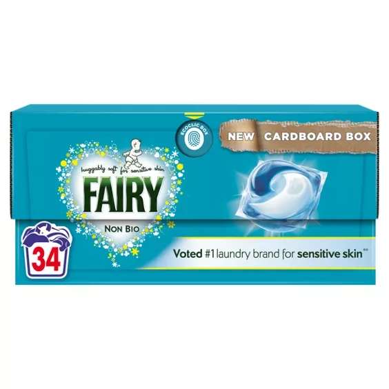 Fairy Non Bio PODS Washing Capsules x34 £2.25 instore @ Tesco Woking