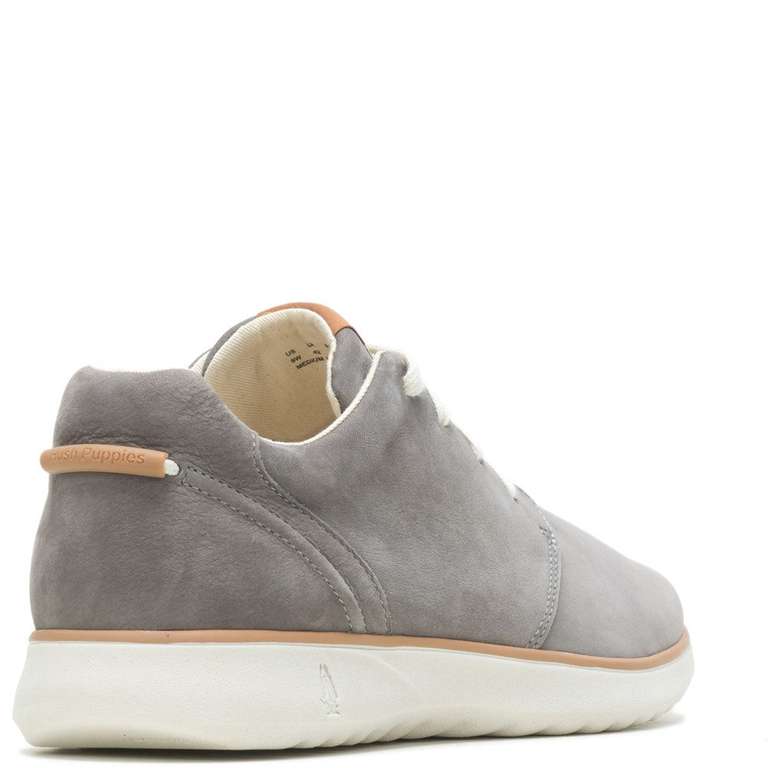 Hush Puppies Grey Good Leather Lace-Up Trainers