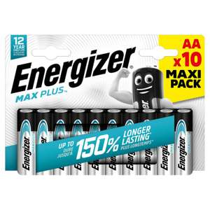 Energizer Max Plus AA Alkaline Batteries x10