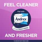 Andrex Gentle Clean Toilet Rolls - 45 Toilet Roll Pack with voucher (£16.84/£14.86 with Subscribe & Save)