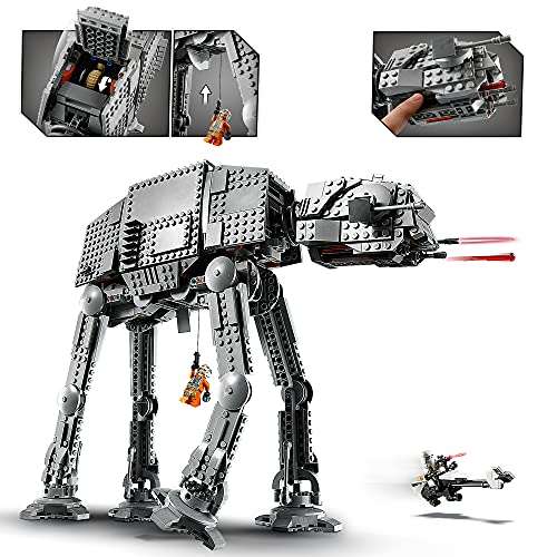 LEGO Star Wars 75288 AT-AT Walker, 40th Anniversary Collectible Figure, with 6 Minifigures £120 @ Amazon