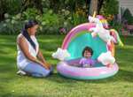 Chad Valley 3.9ft Unicorn Baby Paddling Pool - Reduced With Free Click & Collect