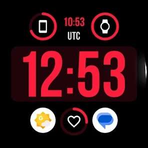 Samsung Wear OS Watch Face: Huge Time