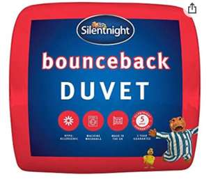Silentnight new bounce back 10.5 tog duvet king £16 @ Sainsbury's Sutton
