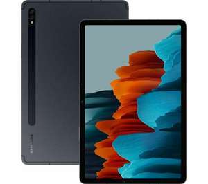 SAMSUNG Galaxy Tab S7 11" Tablet - 128 GB, Mystic Black - Currys Damaged Box £362.48 @ currys clearance eBay
