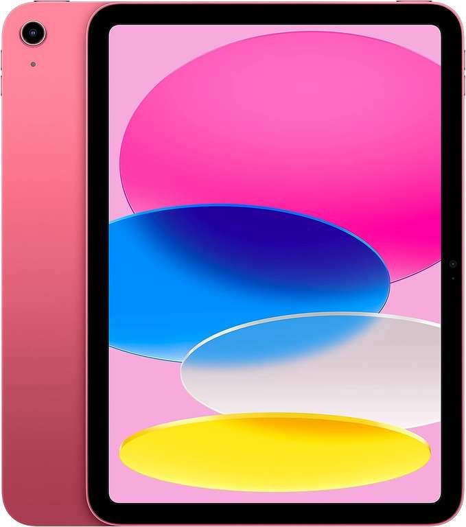 Apple 10.9 Inch 10th Gen iPad (WiFi / 64GB) - Silver / Yellow / Blue / Pink