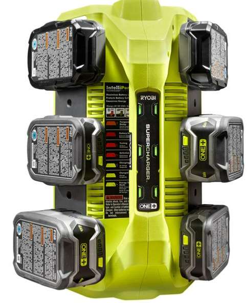 Ryobi ONE+ 2.7A 6-Port Lithium Battery Charger 18V RC18627 - £56.90 Delivered (UK Mainland) @ CBS Power Tools