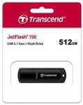 512GB - Transcend JetFlash 700 USB 3.2 Gen 1/3.1 Gen 1 (USB 5Gbps) Flash Drive - Using Code - Ebuyer UK Ltd.