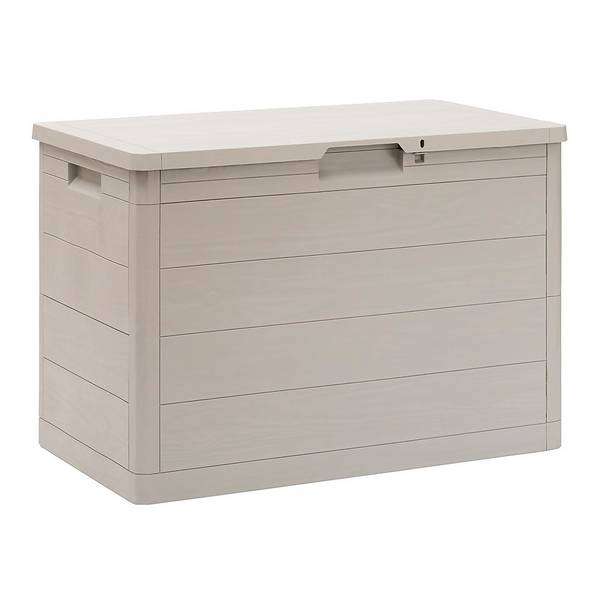 Toomax Garden Storage Box 160L - Warm Grey Free C&C