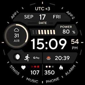 Samsung Wear OS Watch Face: TACT ONE
