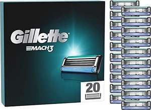 Gillette Mach 3 pack of 20 blades £24 From Amazon