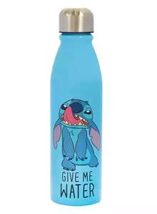 Official Disney Stitch Aluminium Water Bottle 600ml