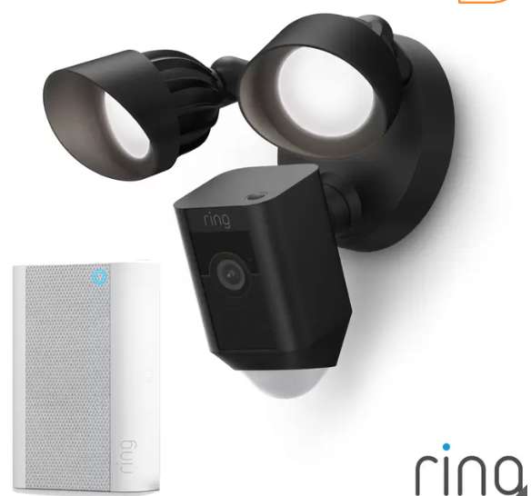Ring Floodlight Cam Wire Plus, with Chime Pro for £129.58 (Members Only) at Costco