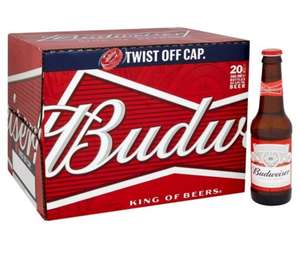 Budweiser 20x300ml Bottles (Clubcard Price)