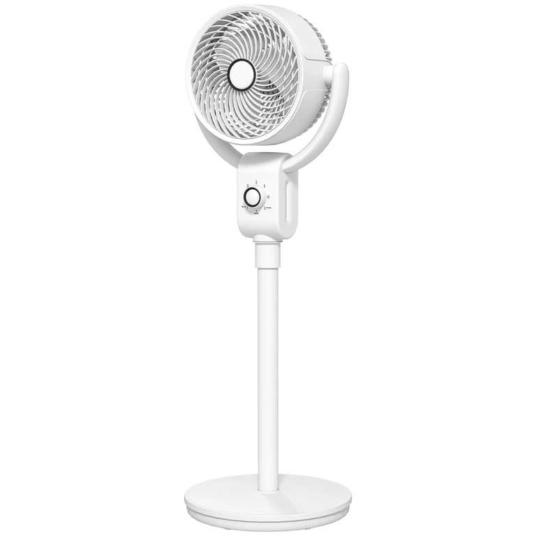 HOMCOM Pedestal Fan, Air Circulation Fan with Oscillating, Tilt, for Home - Homcom UK Mainland