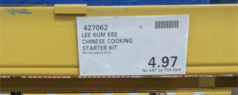 Lee Kum Kee Chinese Starter Set 4.97 @ Costco Farnborough