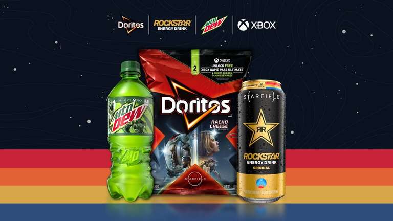 Free one month xbox ultimate game pass with purchase of Doritos, MTN Dew & Rockstar Energy Drink (new subscription only) + gaming rewards