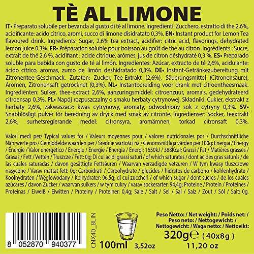 Note d'Espresso - Lemon Tea - Instant soluble product - 40 Capsules £3.53 @ Amazon