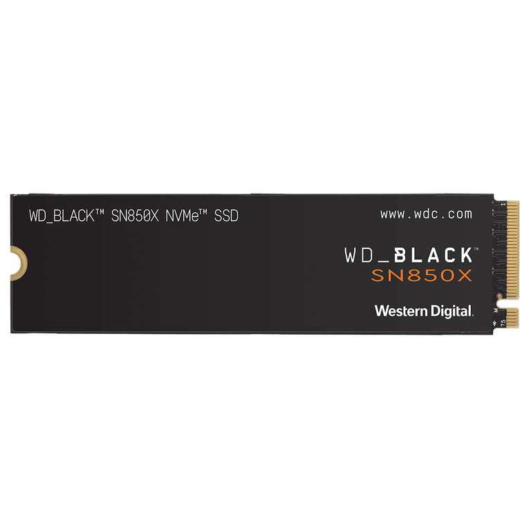 4TB - WD_BLACK SN850X PS5/PC M.2 2280 PCIe Gen4 NVMe Gaming SSD up to 7300 MB/s - £369.99 @ Western Digital