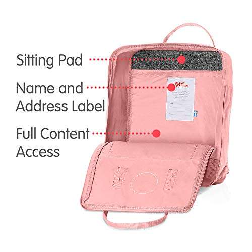Pink Fjallraven Kankan 16L backpack for £26.96 @ Amazon