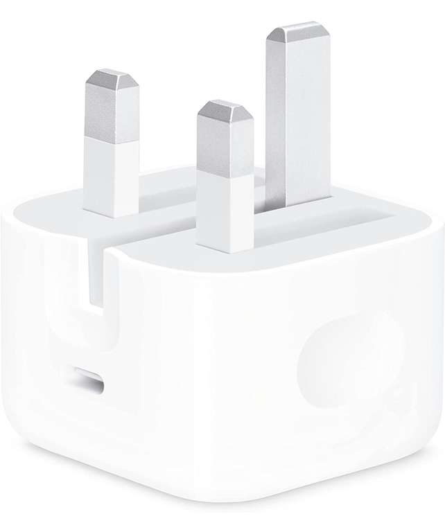 Apple 20W USB-C Power Adapter - £13.49 (delivery 8-14 days) @ Amazon