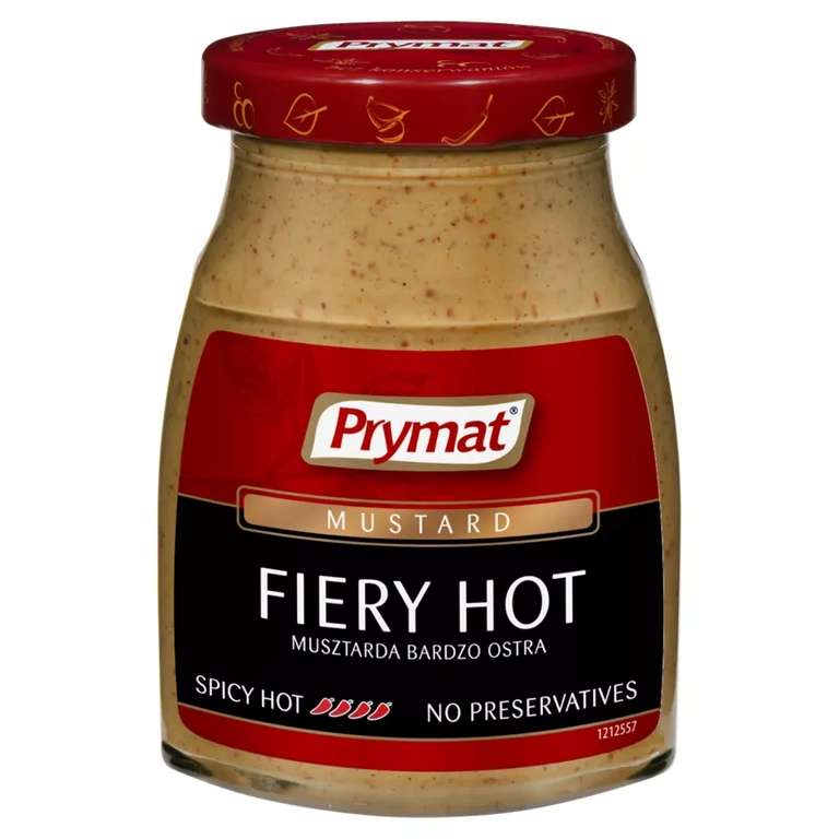 Prymat Fiery Hot Mustard 180g - 50p @ Asda