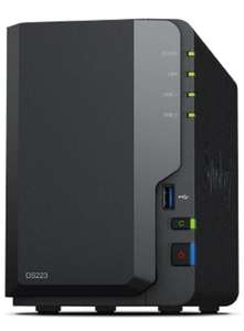 Synology Disk Station DS223 - 2 Bay NAS Server (with code) - sold by ebuyer_uk_ltd